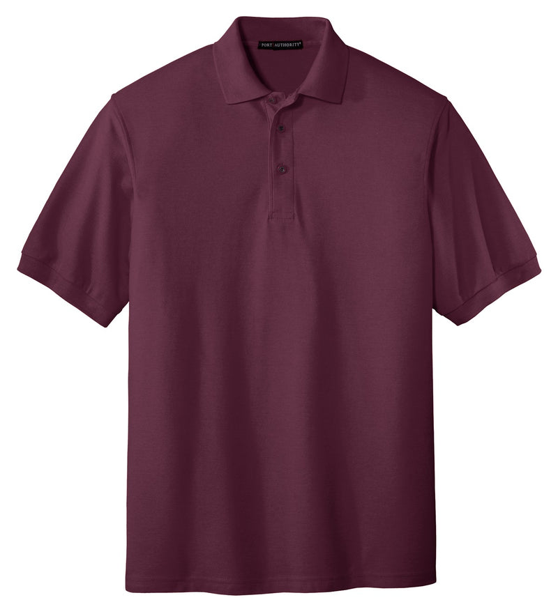Port Authority Extended Size Silk Touch Polo - Maroon