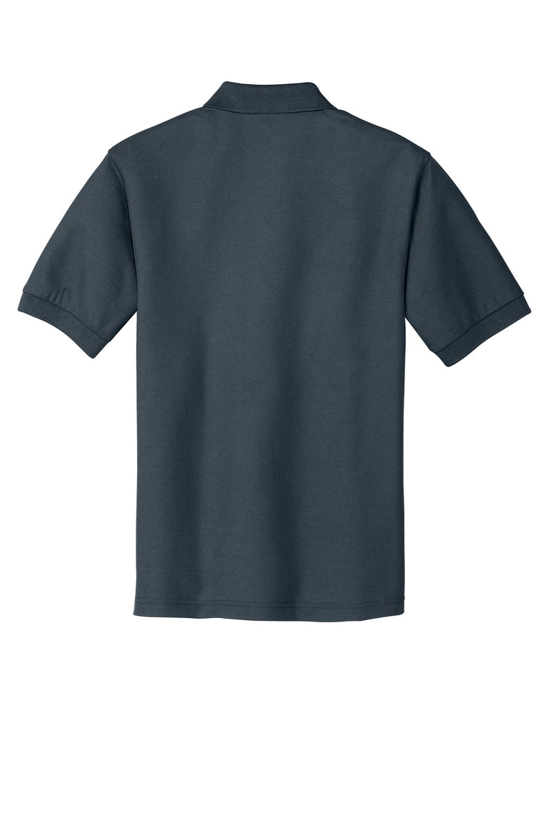 Port Authority Extended Size Silk Touch Polo - Steel Grey