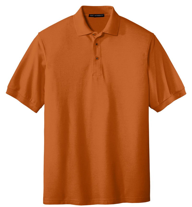 Port Authority Extended Size Silk Touch Polo - Texas Orange