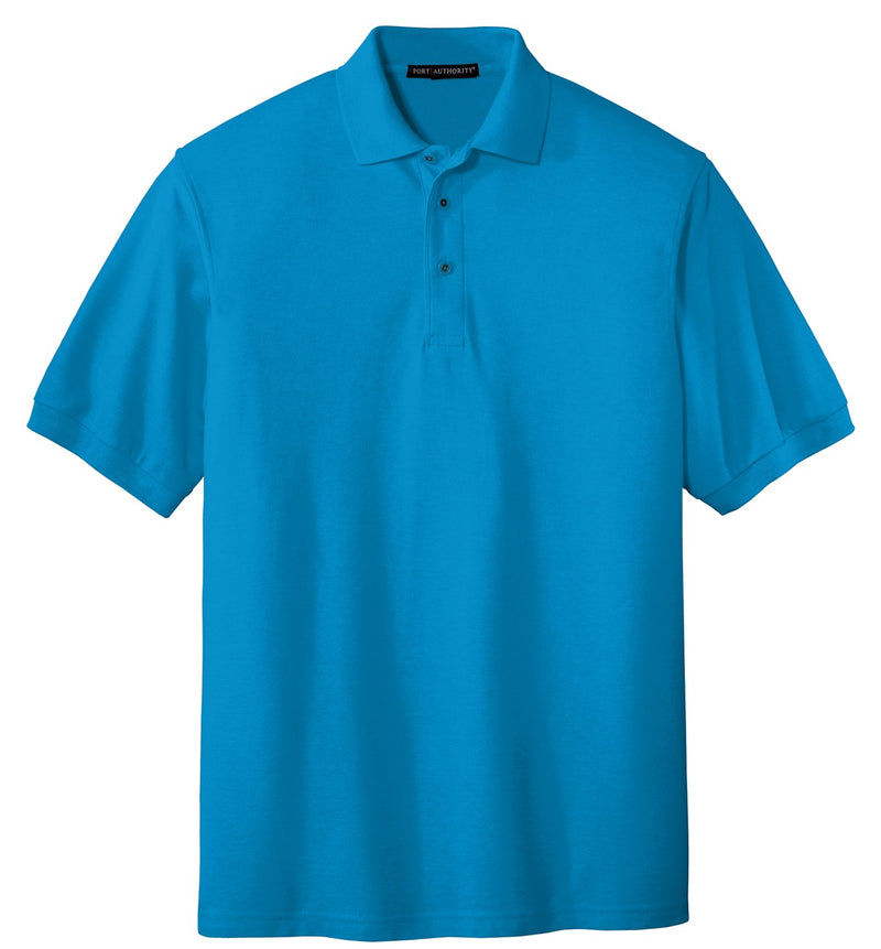 Port Authority Extended Size Silk Touch Polo - Turquoise