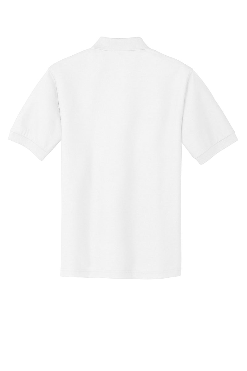 Port Authority Extended Size Silk Touch Polo - White