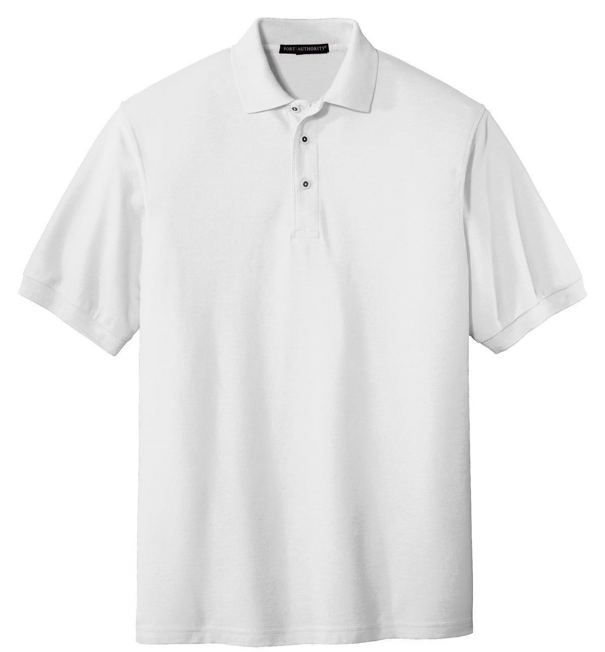 Port Authority Extended Size Silk Touch Polo - White