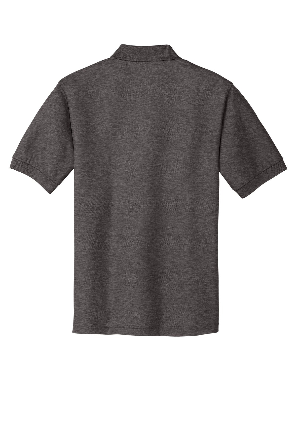 Port Authority Silk Touch Polo - Charcoal Heather Grey