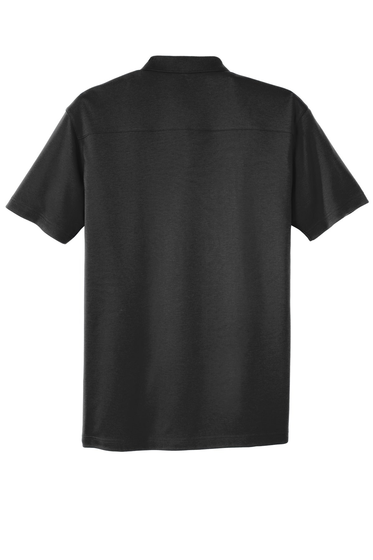 Port Authority Silk Touch Interlock Performance Polo - Black