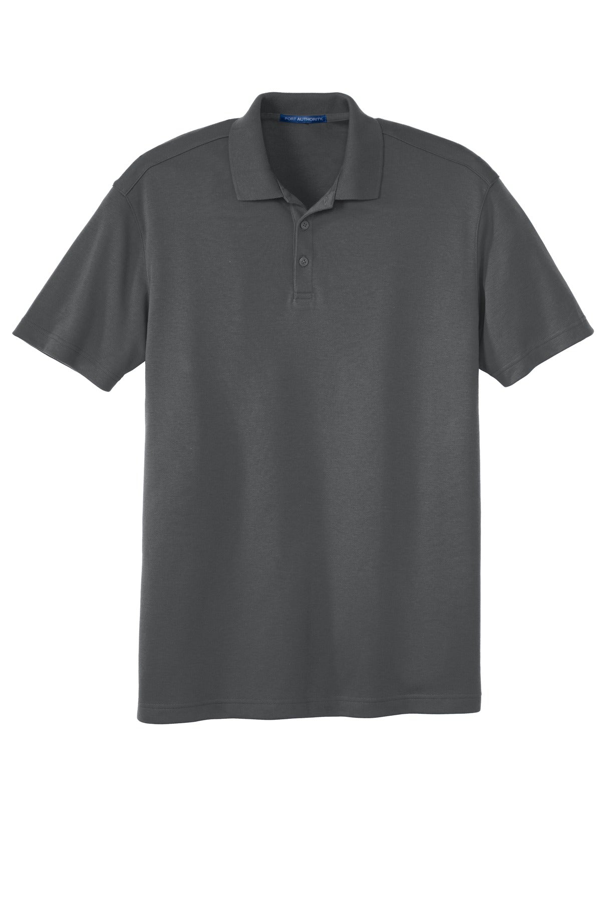 Port Authority Silk Touch Interlock Performance Polo - Sterling Grey