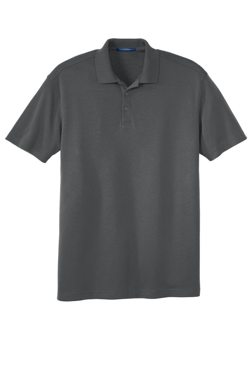 Port Authority Silk Touch Interlock Performance Polo - Sterling Grey