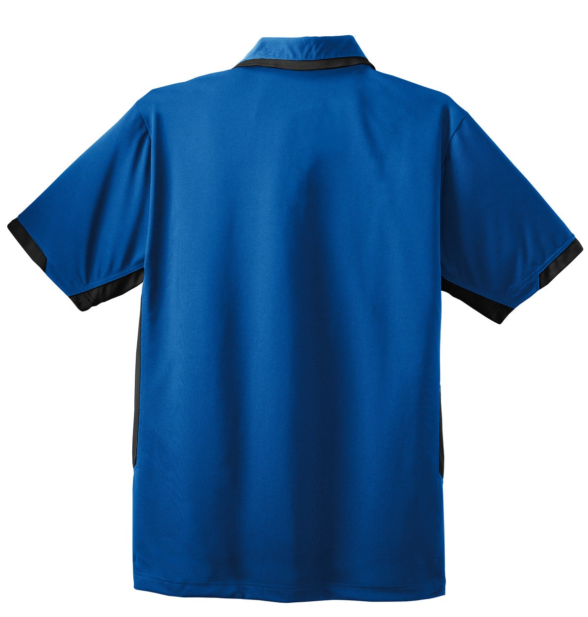 Port Authority Dry Zone Colorblock Ottoman Polo - Royal/ Black