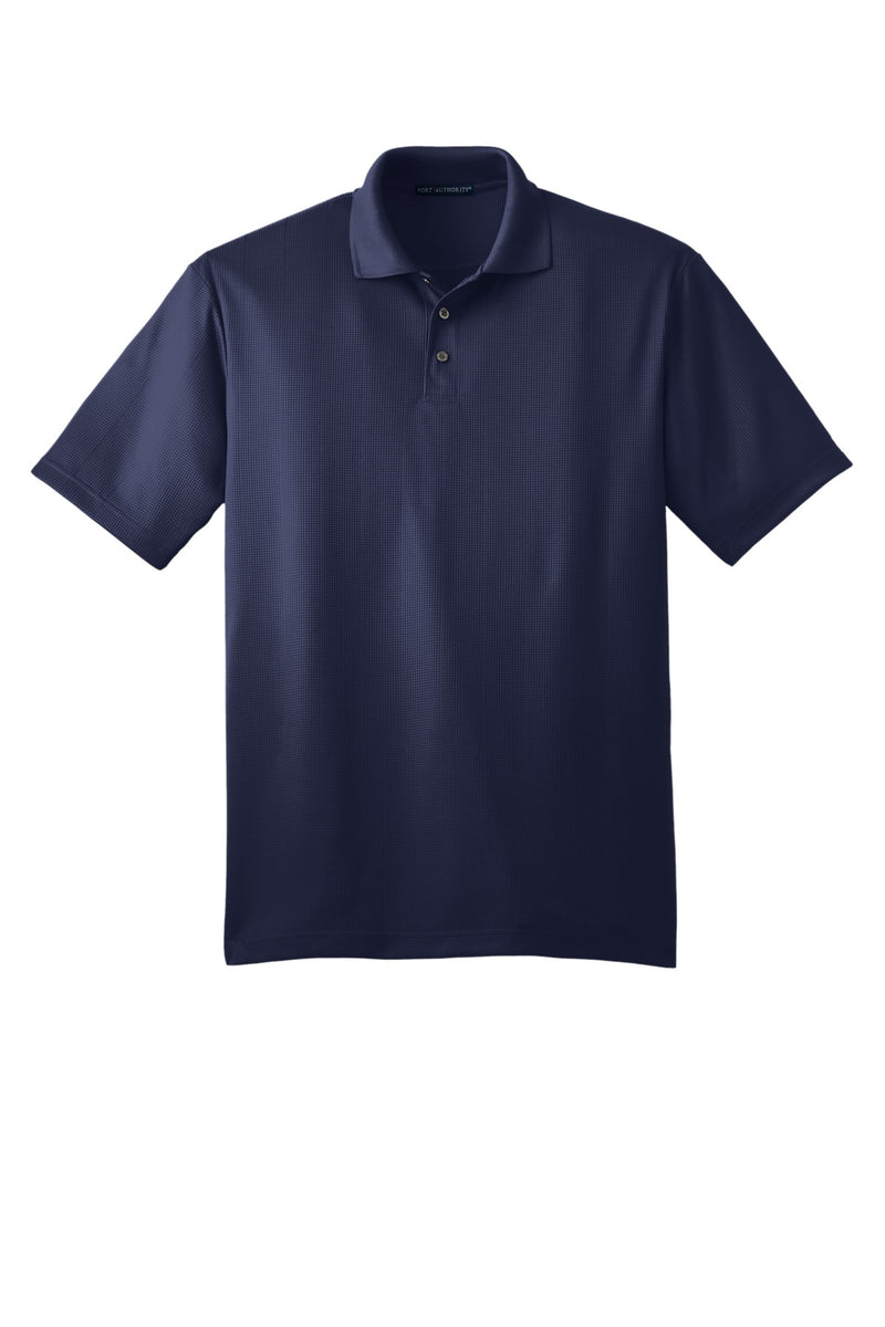 Port Authority Performance Fine Jacquard Polo - True Navy