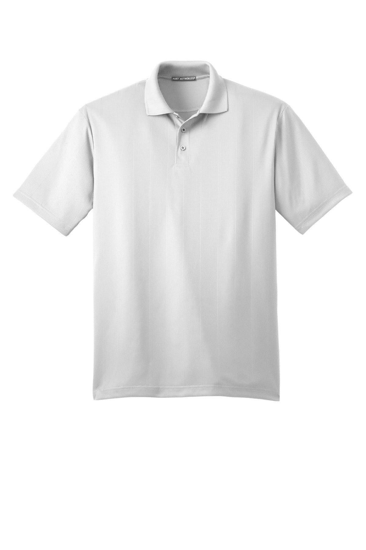 Port Authority Performance Fine Jacquard Polo - White