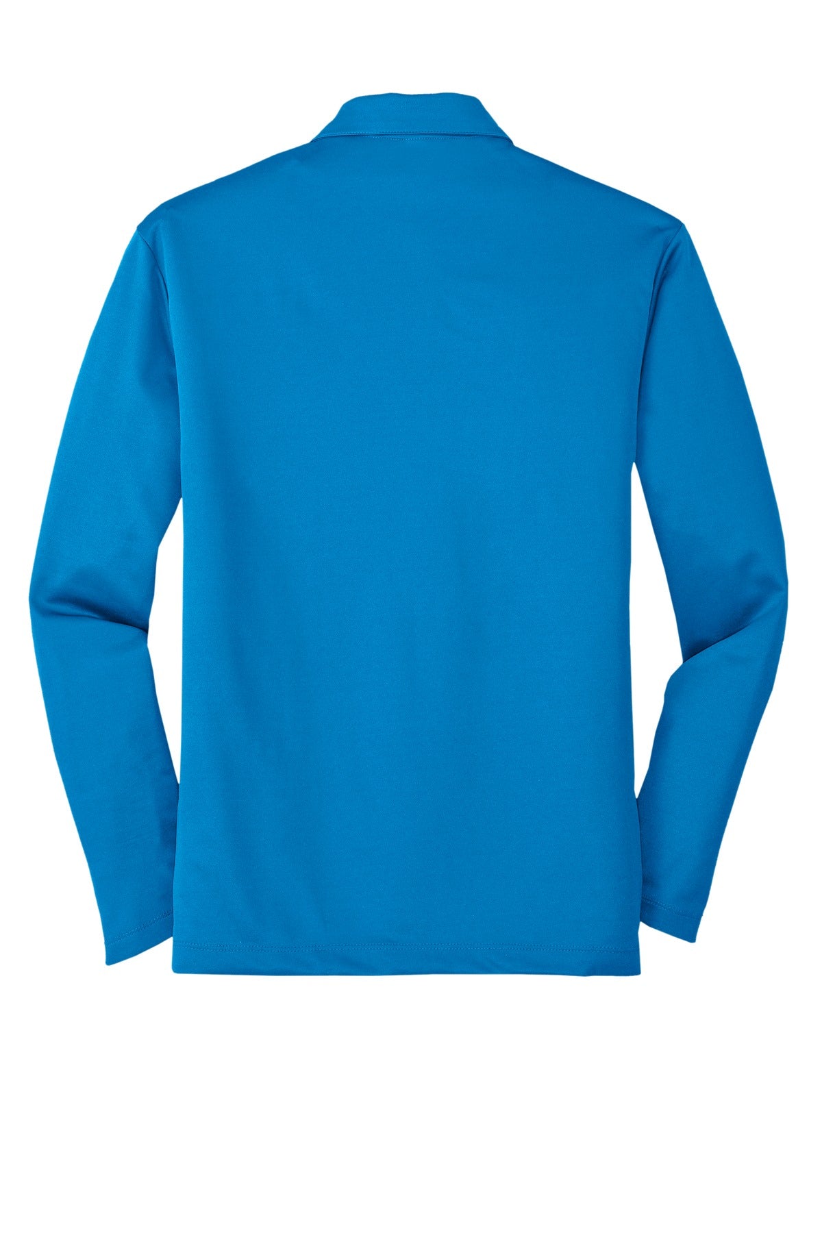 Port Authority Silk Touch Performance Long Sleeve Polo - Brilliant Blue