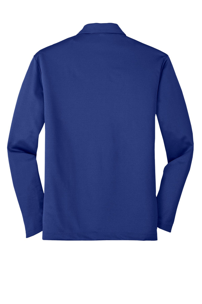 Port Authority Silk Touch Performance Long Sleeve Polo - Royal