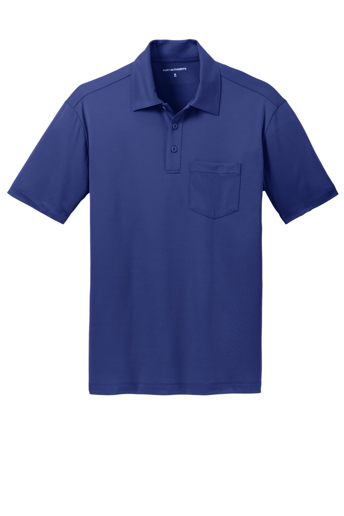 Port Authority Silk Touch Performance Pocket Polo - Royal