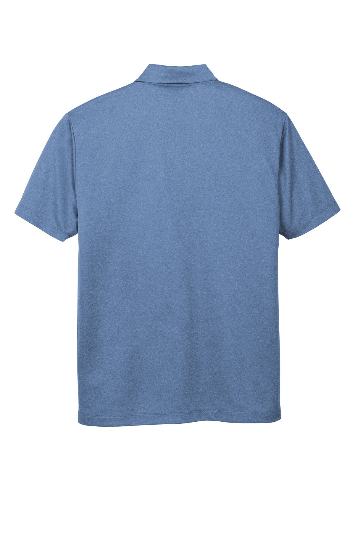 Port Authority  Heathered Silk Touch  Performance Polo - Moonlight Blue Heather