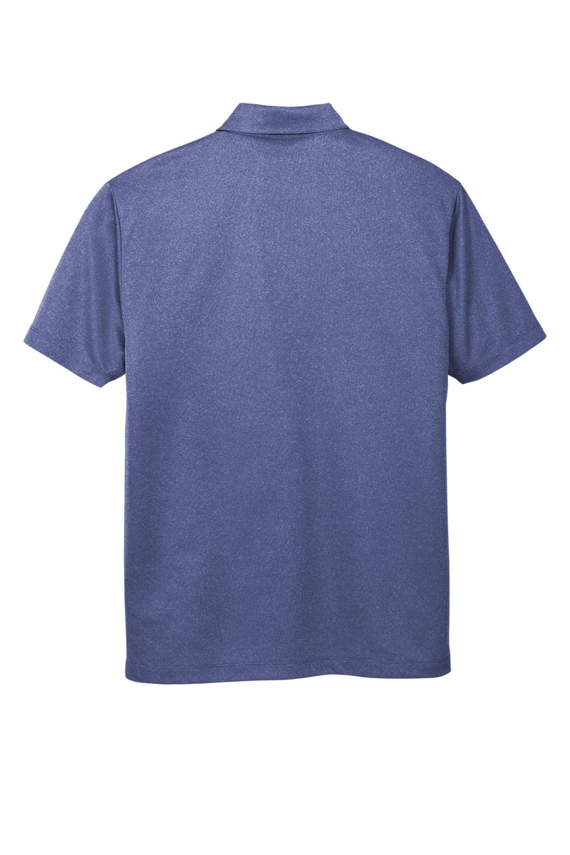 Port Authority  Heathered Silk Touch  Performance Polo - Royal Heather