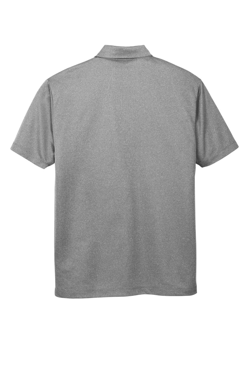 Port Authority  Heathered Silk Touch  Performance Polo - Shadow Grey Heather