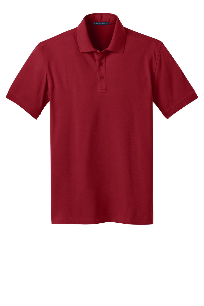 Port Authority Stretch Pique Polo - Chili Red