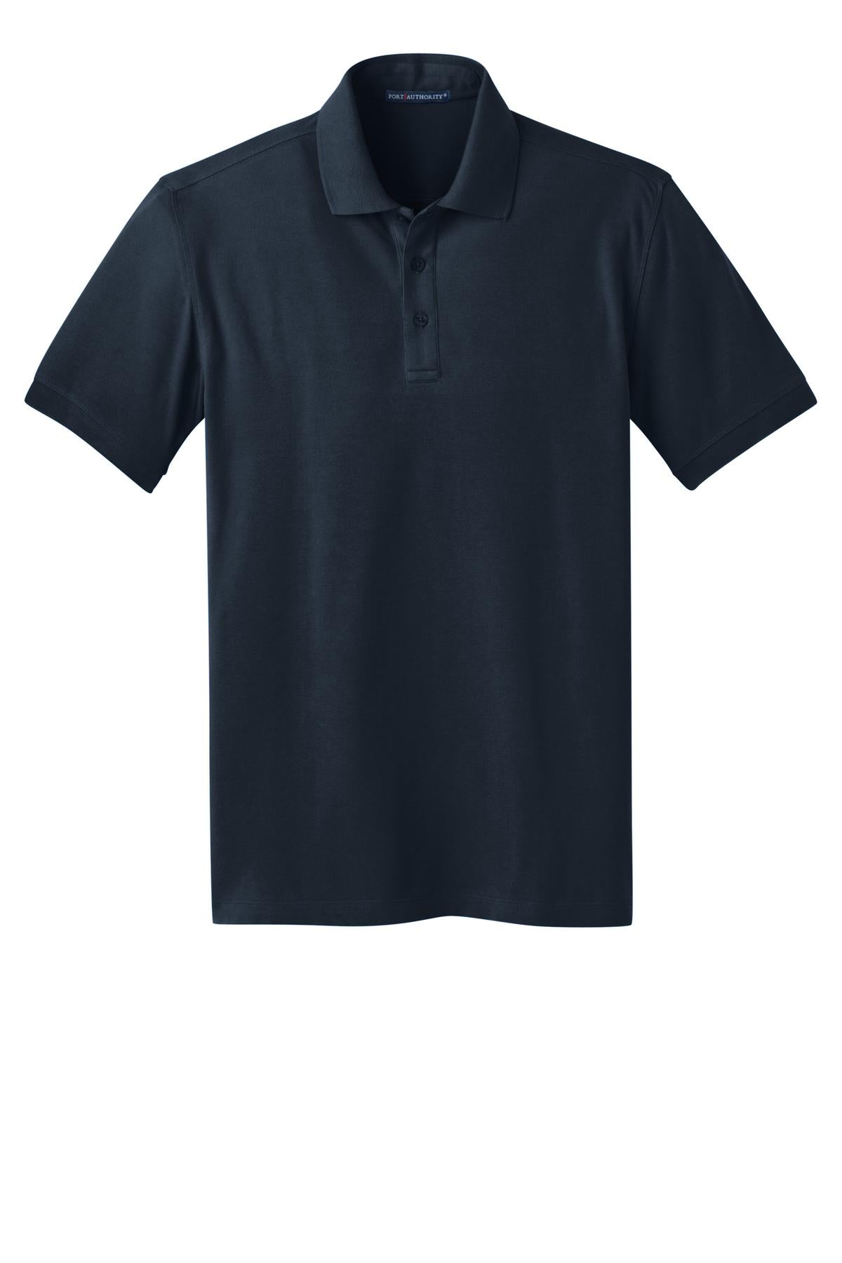Port Authority Stretch Pique Polo - Dress Blue Navy