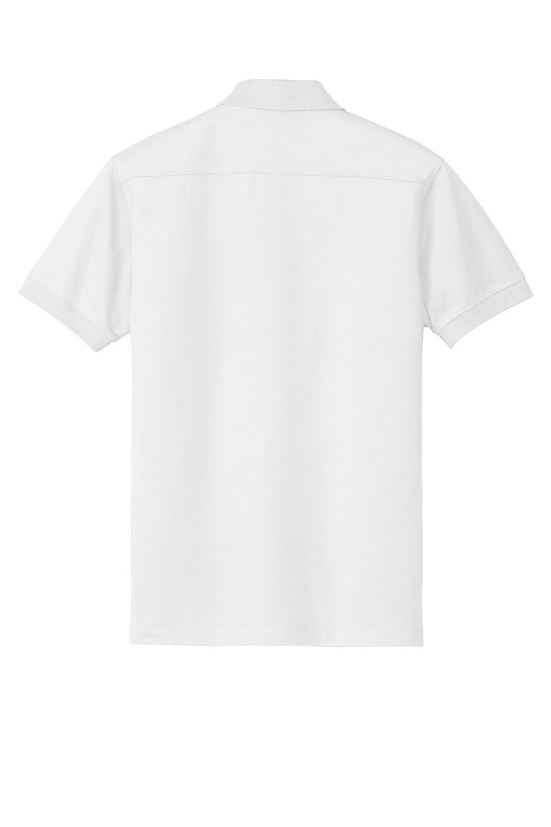 Port Authority Stretch Pique Polo - White