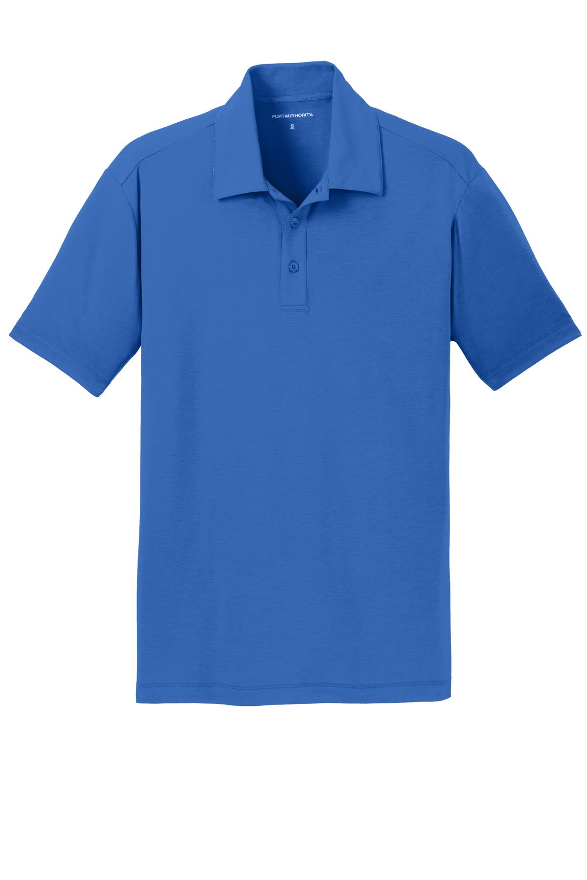 Port Authority Cotton Touch Performance Polo - Strong Blue