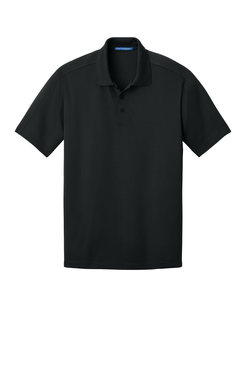 Port Authority Diamond Jacquard Polo - Black