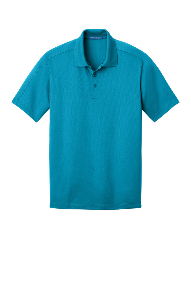 Port Authority Diamond Jacquard Polo - Blue Wake
