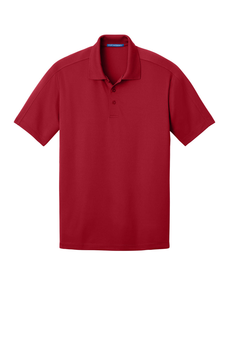 Port Authority Diamond Jacquard Polo - Rich Red