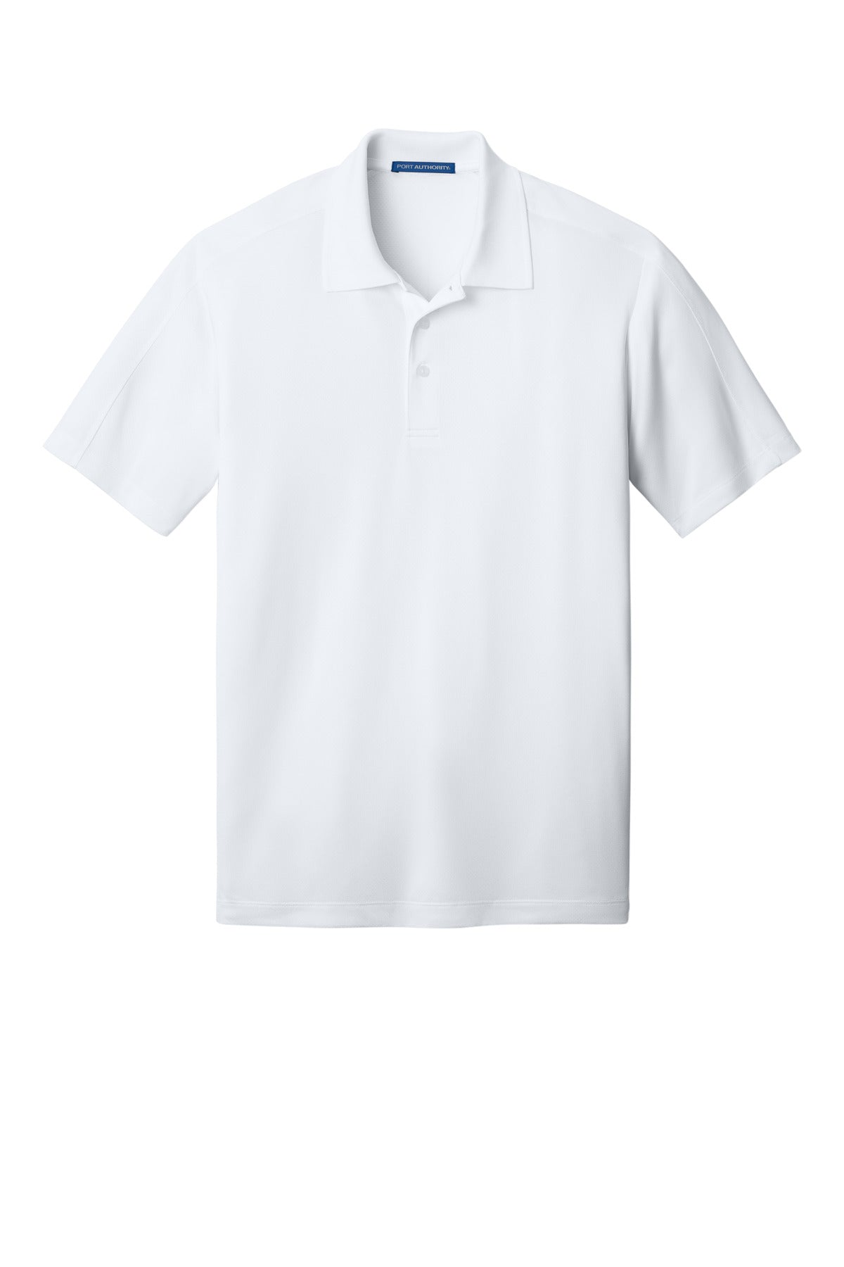 Port Authority Diamond Jacquard Polo - White