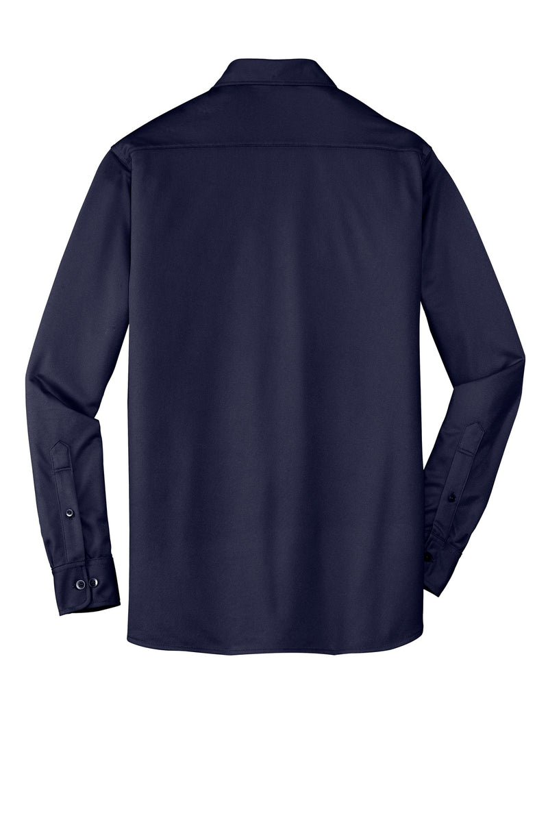 Port Authority Dimension Knit Dress Shirt - Dark Navy