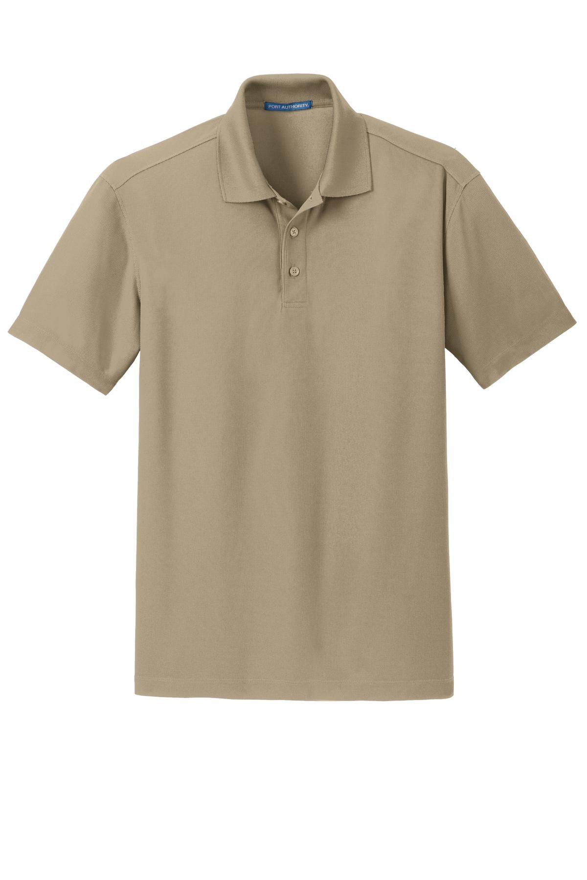Port Authority Dry Zone Grid Polo - Tan