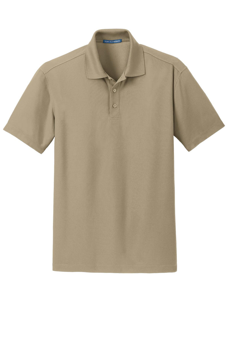 Port Authority Dry Zone Grid Polo - Tan