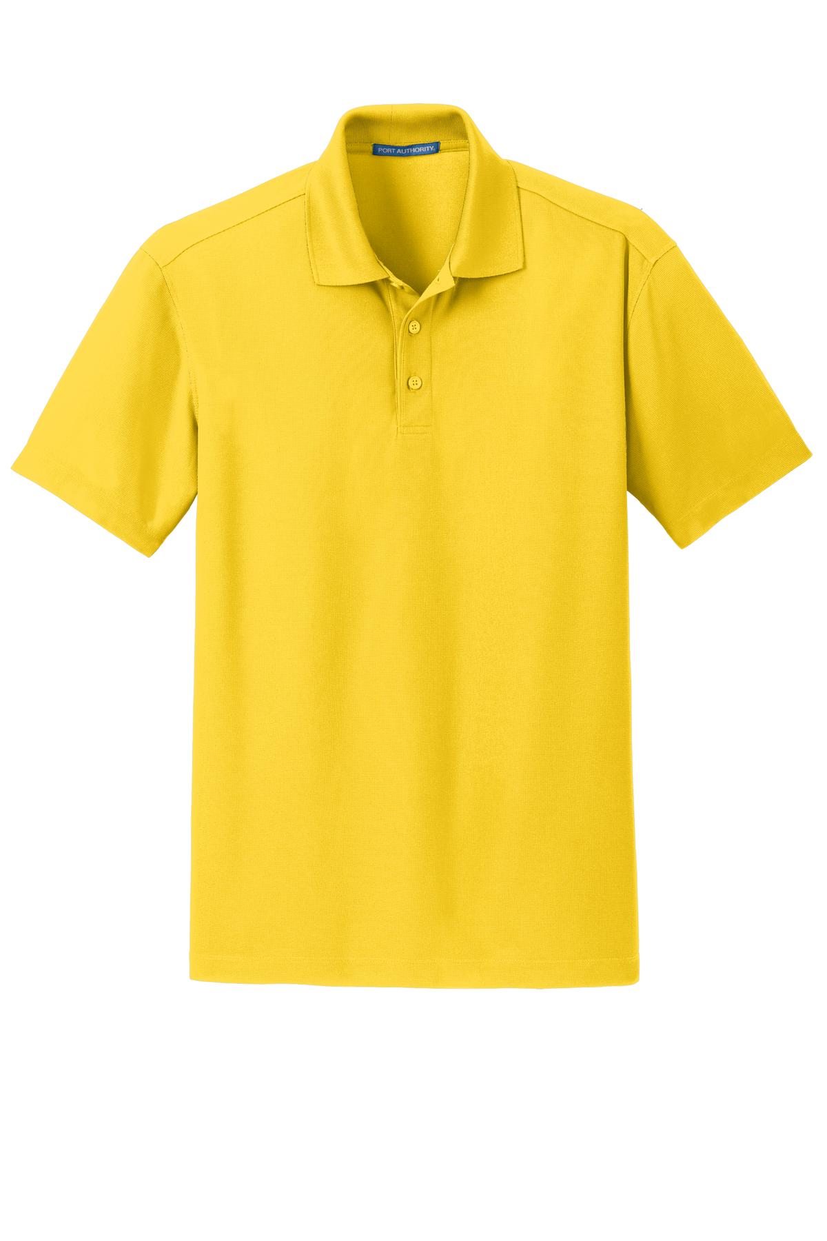 Port Authority Dry Zone Grid Polo - Yellow