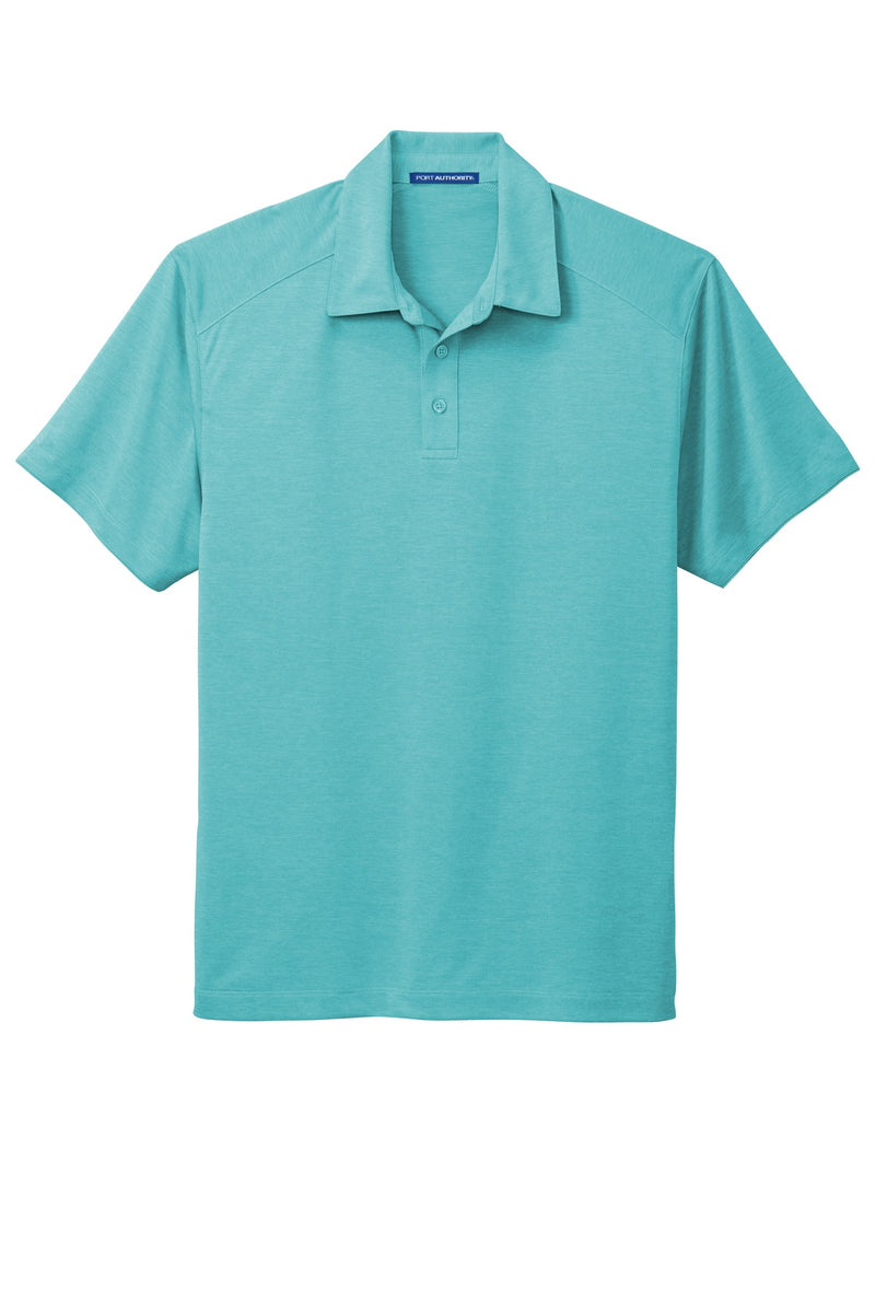 Port Authority Digi Heather Performance Polo - Maui Blue
