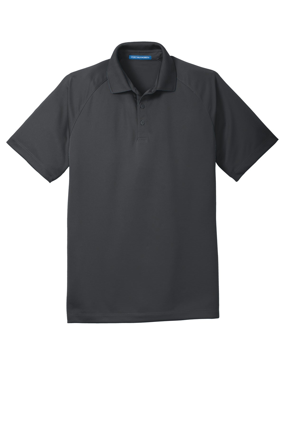 Port Authority Crossover Raglan Polo - Battleship Grey