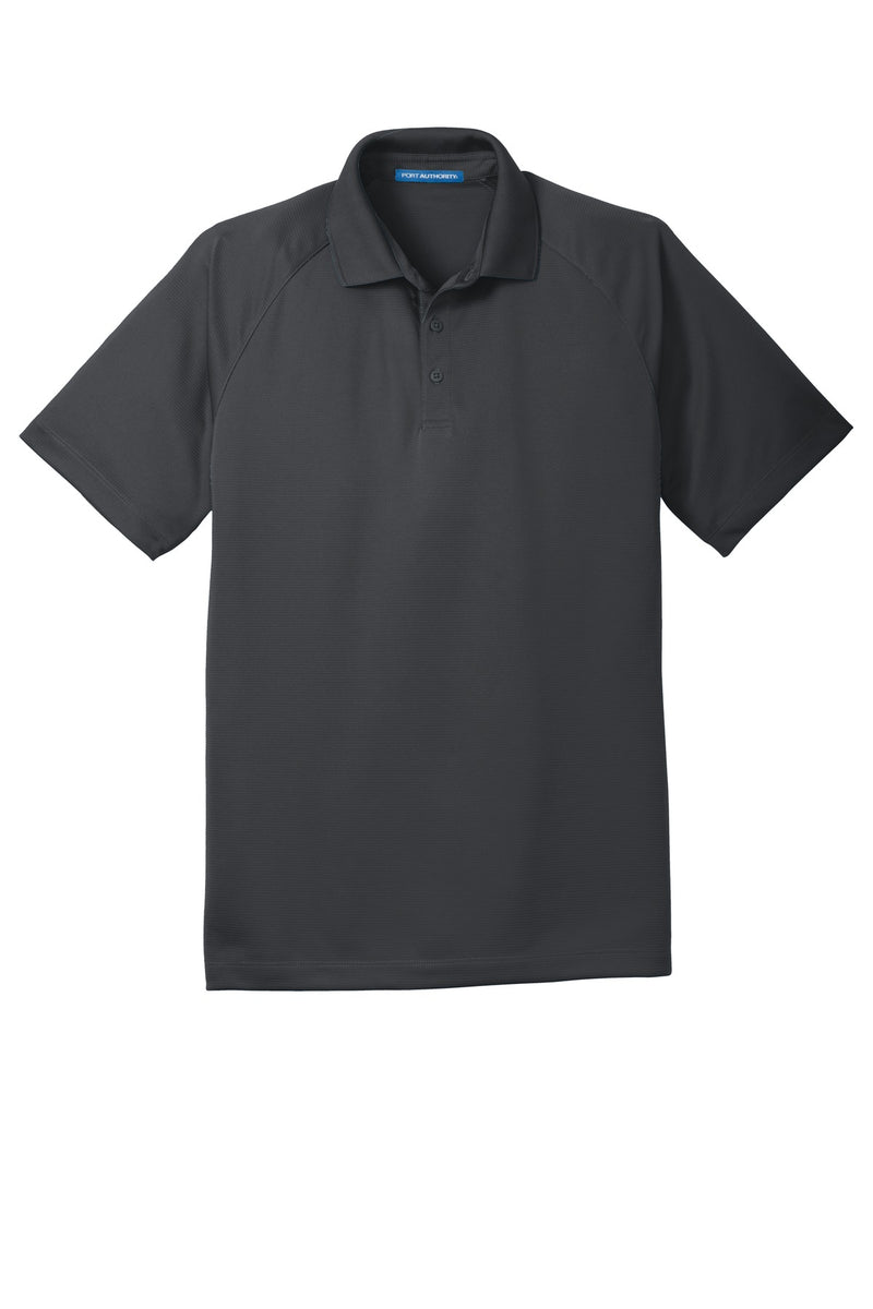 Port Authority Crossover Raglan Polo - Battleship Grey