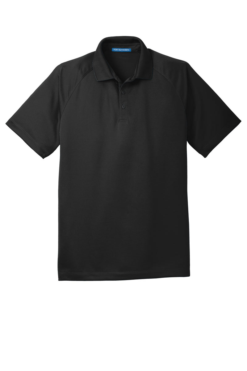 Port Authority Crossover Raglan Polo - Black