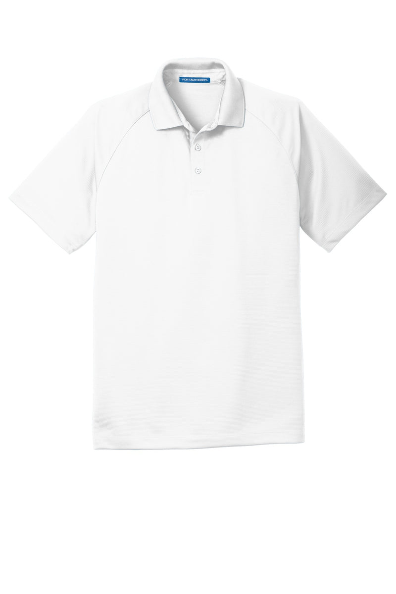 Port Authority Crossover Raglan Polo - White