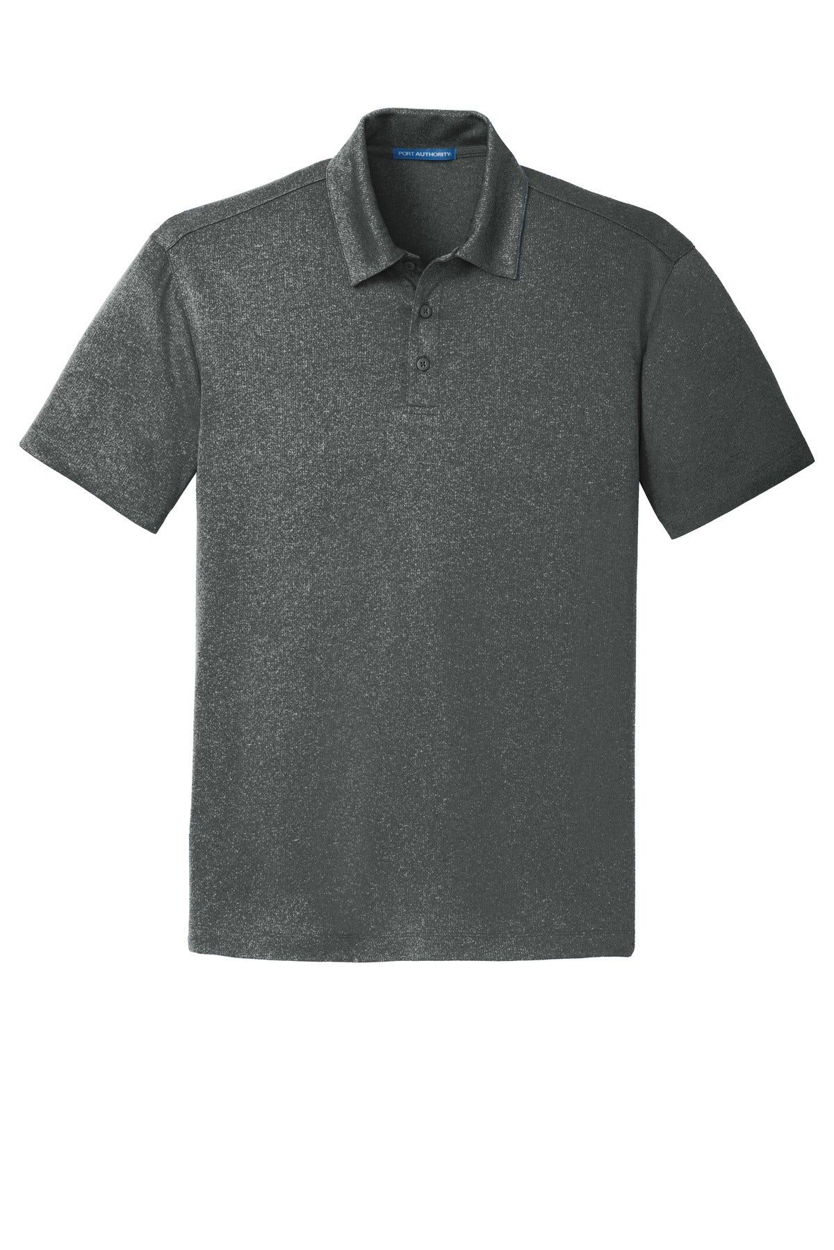 Port Authority Trace Heather Polo - Charcoal Heather