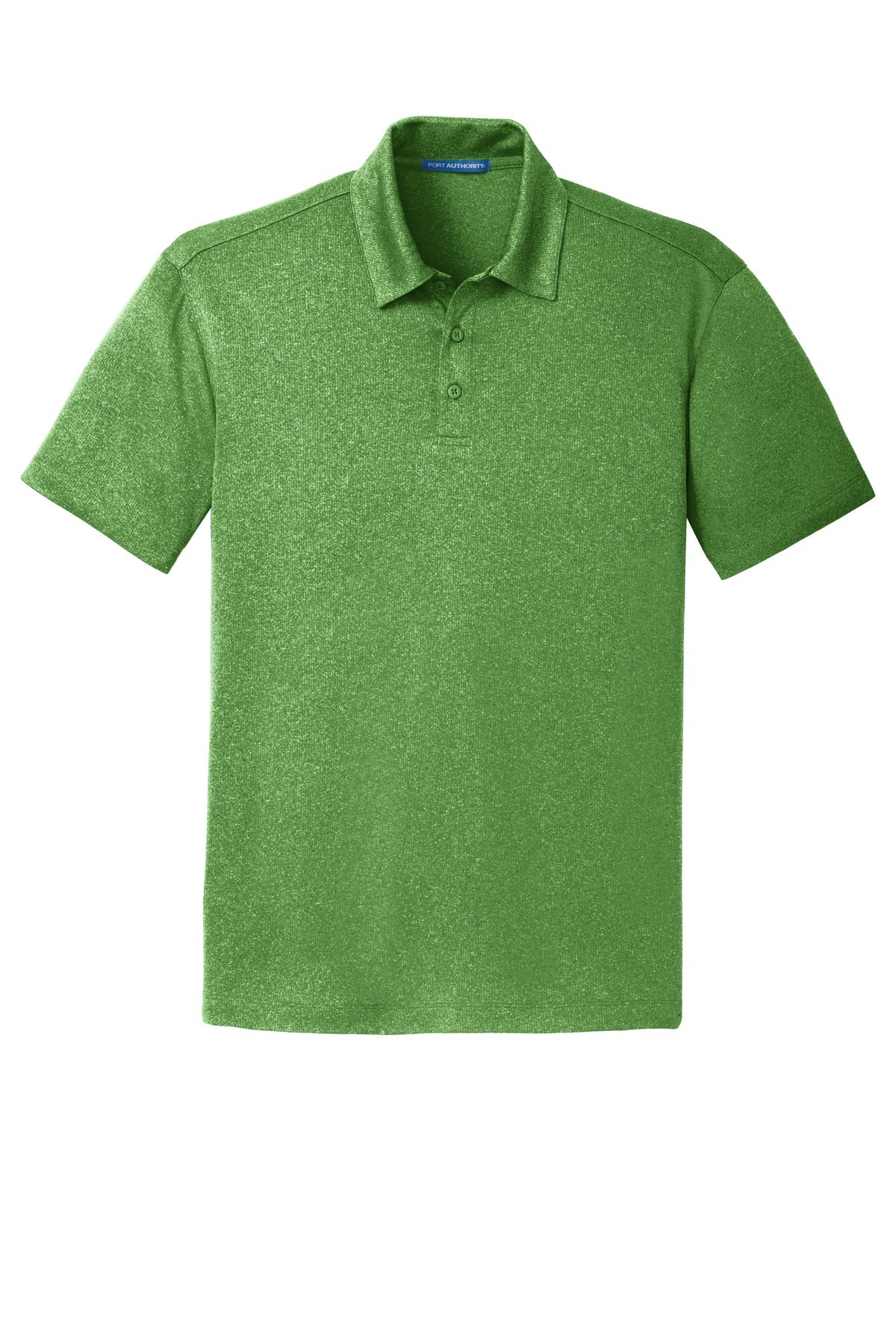 Port Authority Trace Heather Polo - Vine Green Heather