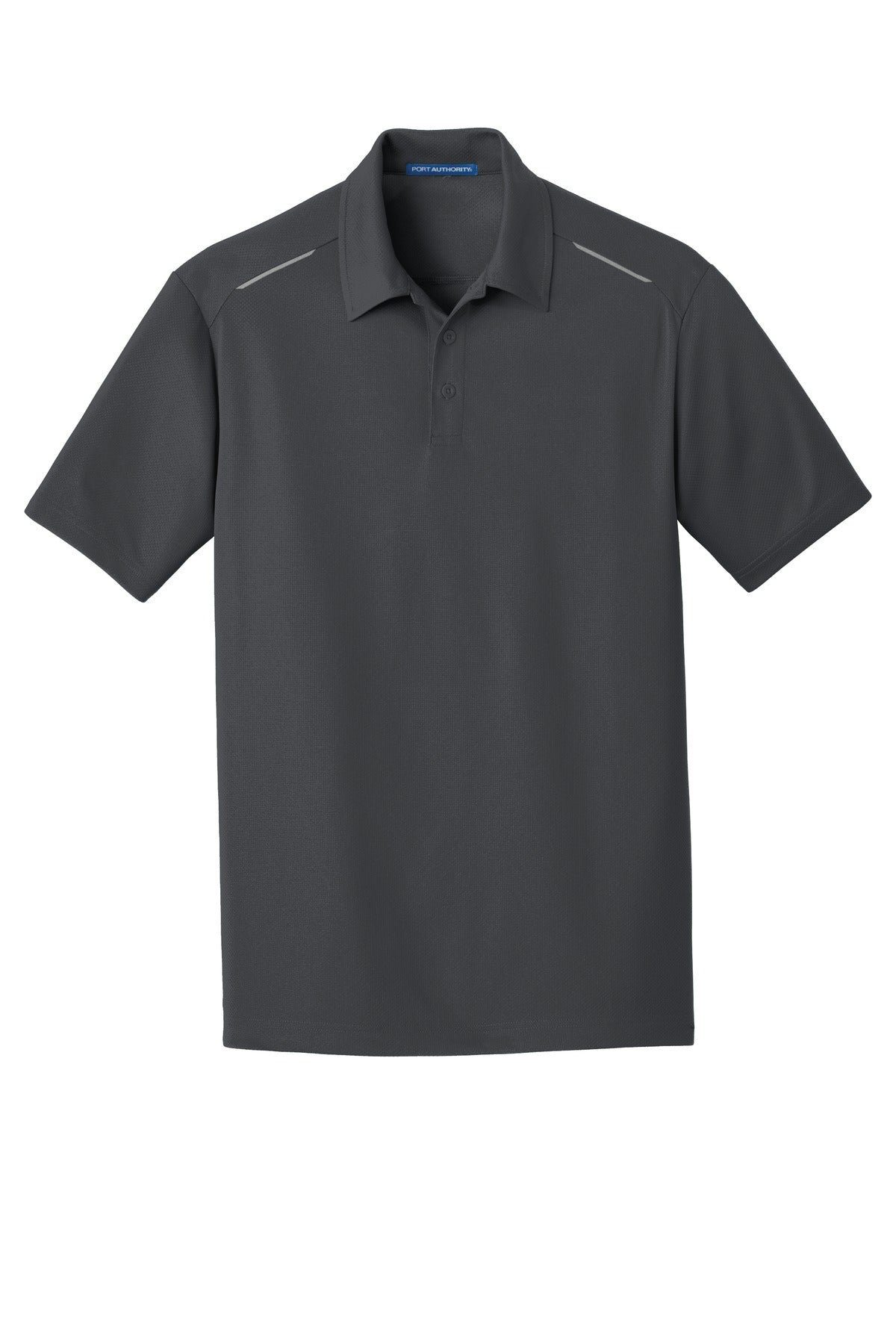 Port Authority Pinpoint Mesh Polo - Battleship Grey