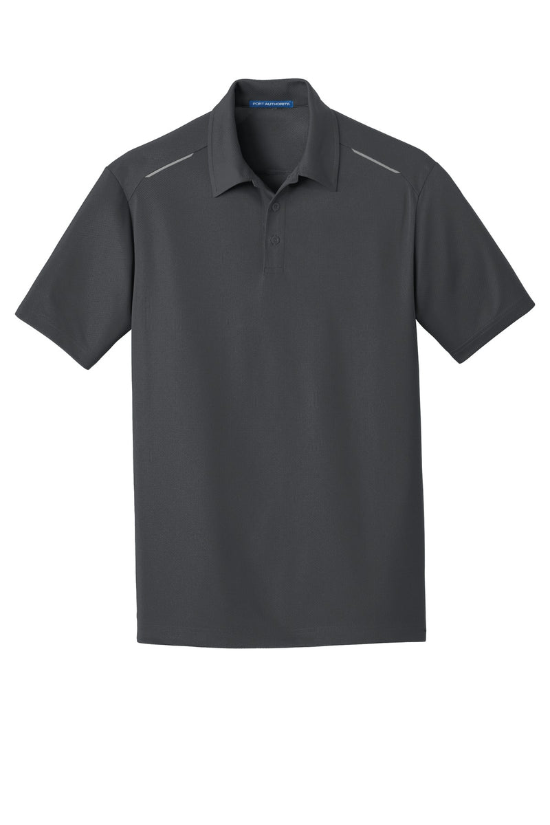 Port Authority Pinpoint Mesh Polo - Battleship Grey
