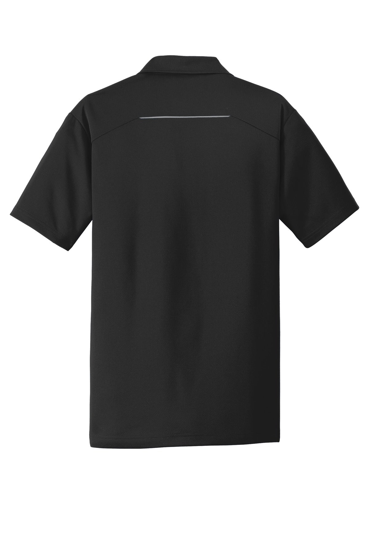 Port Authority Pinpoint Mesh Polo - Black