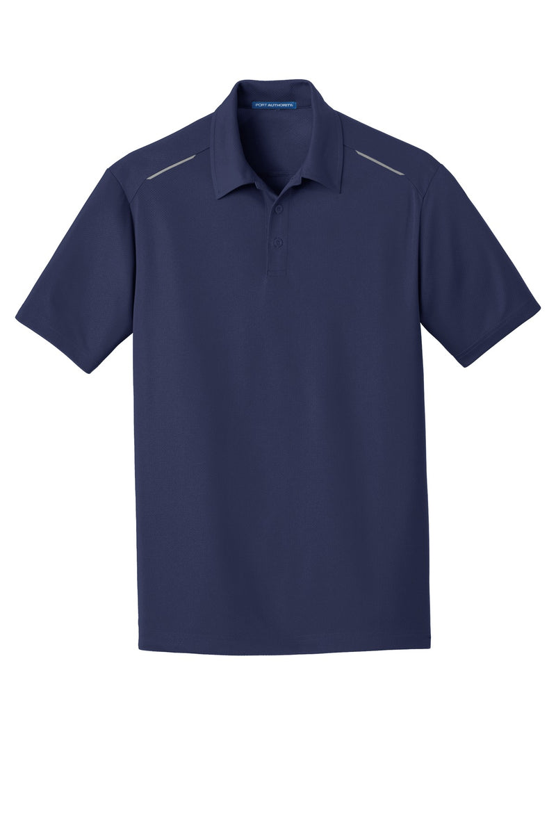Port Authority Pinpoint Mesh Polo - True Navy
