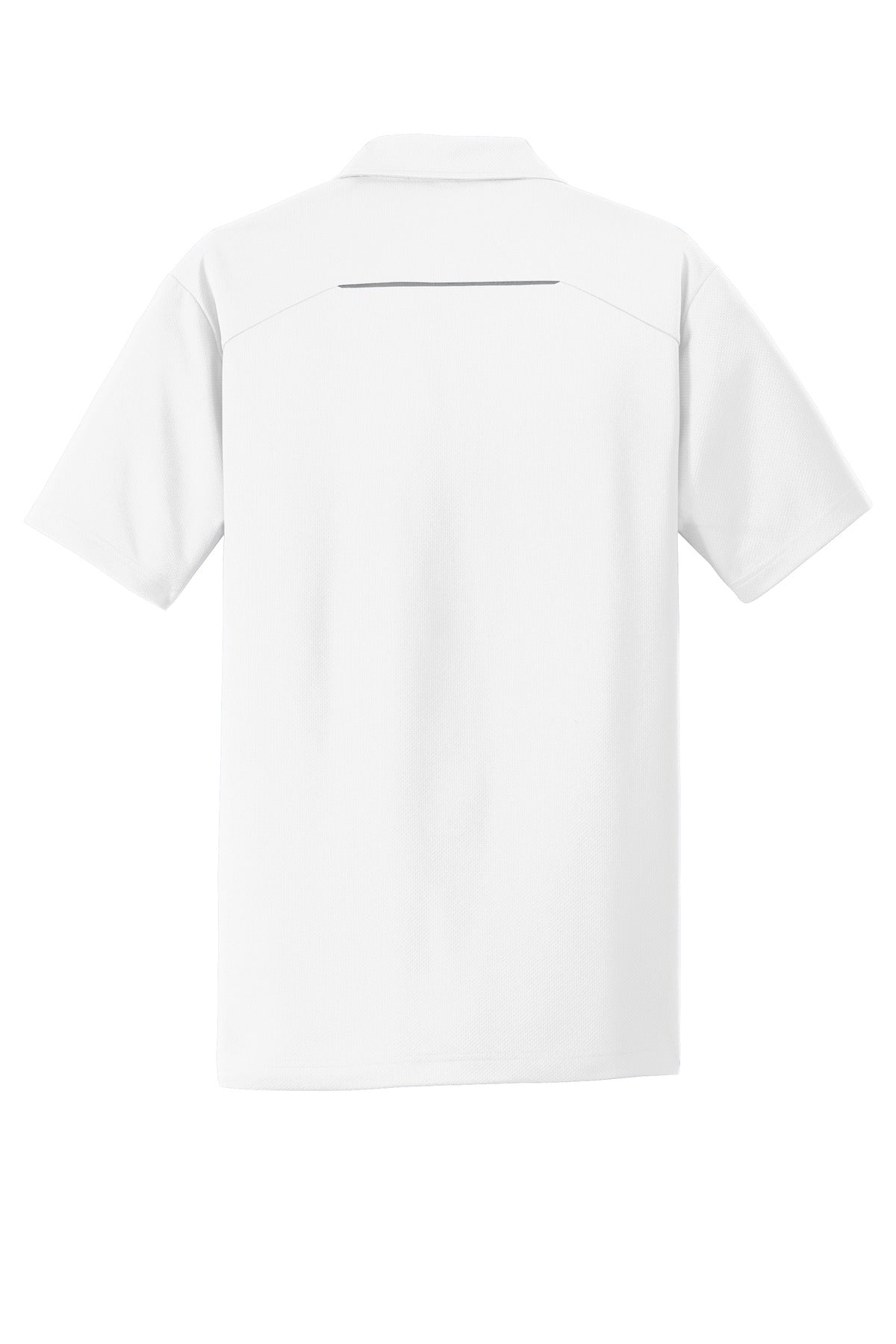Port Authority Pinpoint Mesh Polo - White