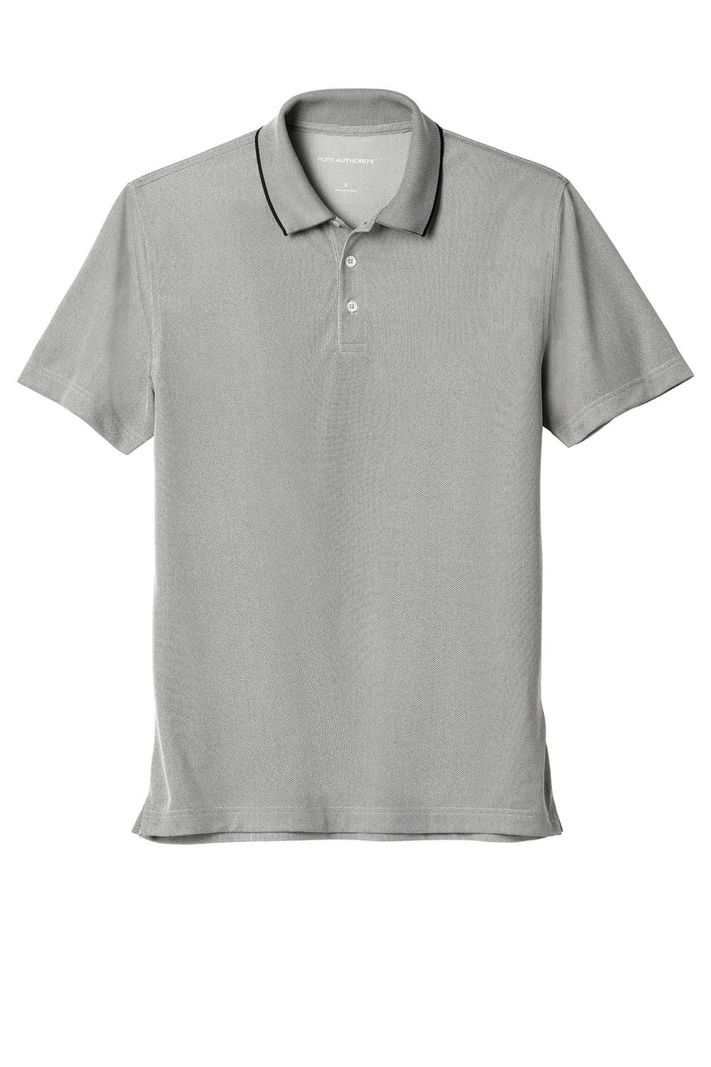 Port Authority  Poly Oxford Pique Polo - Black