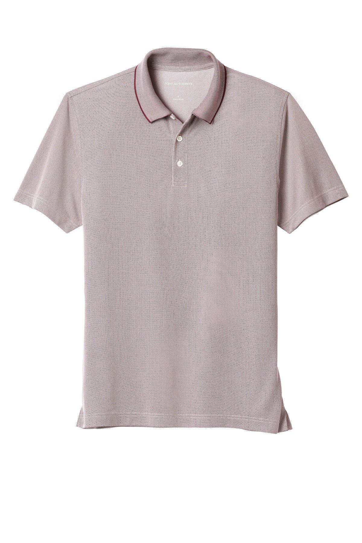 Port Authority  Poly Oxford Pique Polo - Maroon