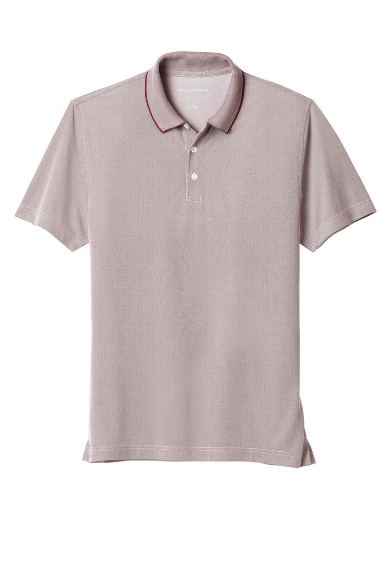 Port Authority  Poly Oxford Pique Polo - Maroon