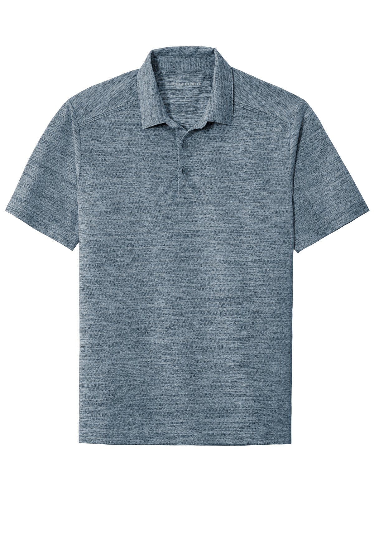 Port Authority  Stretch Heather Polo - Regatta Blue/ Gusty Grey