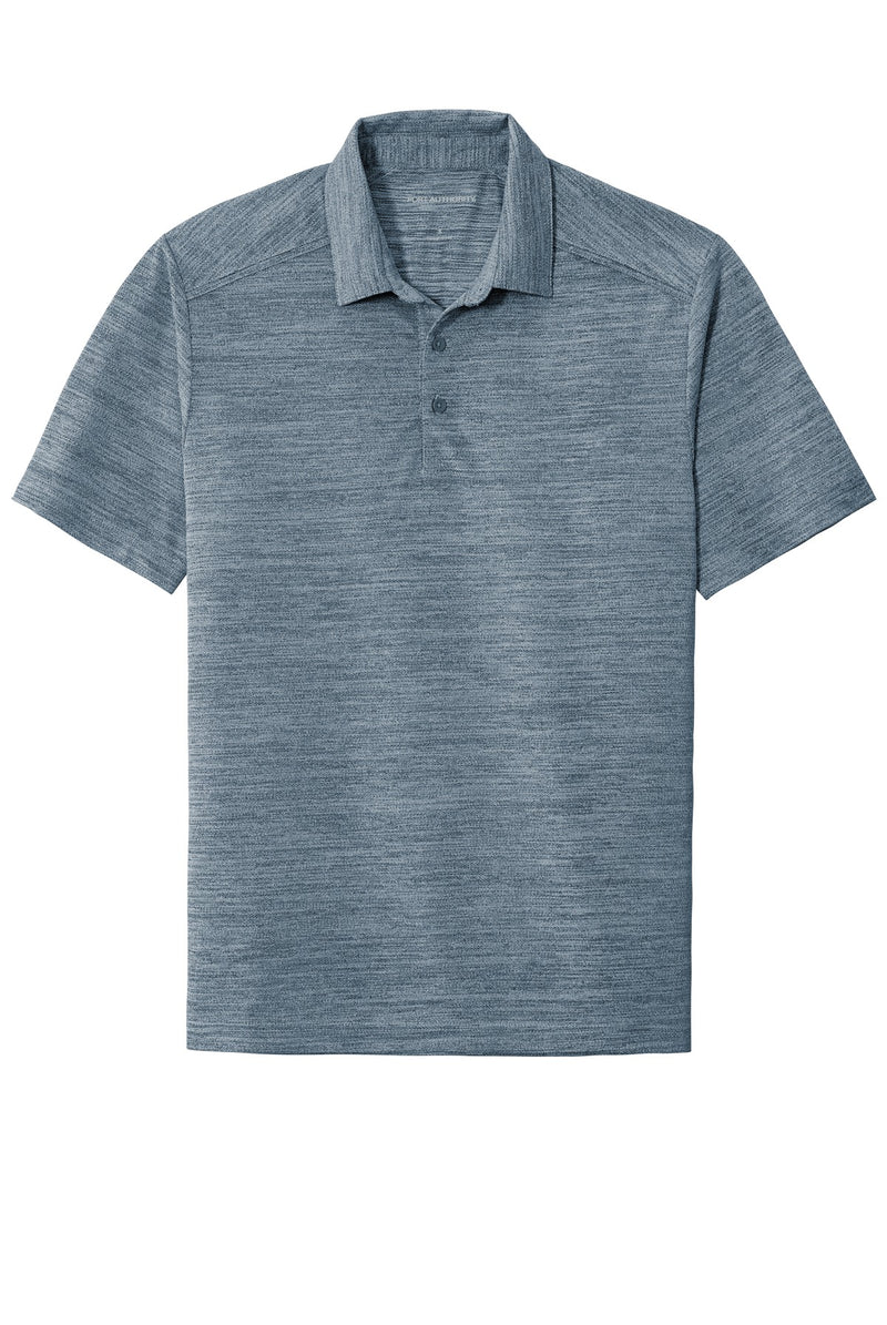 Port Authority  Stretch Heather Polo - Regatta Blue/ Gusty Grey