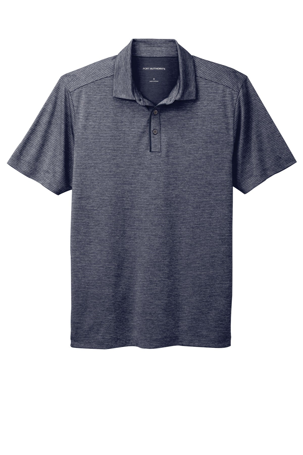 Port Authority  Shadow Stripe Polo - River Blue Navy