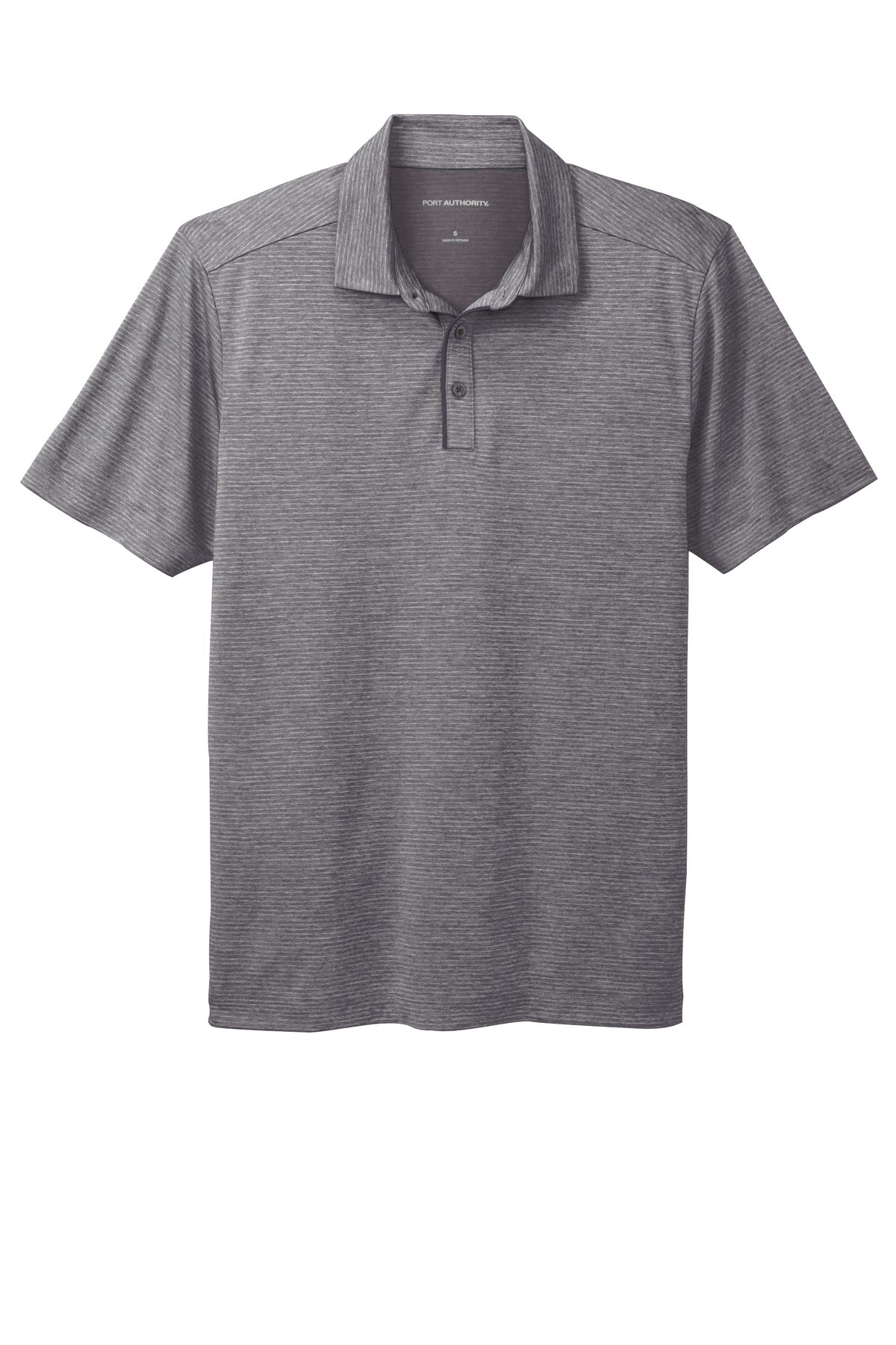 Port Authority  Shadow Stripe Polo - Shadow Grey